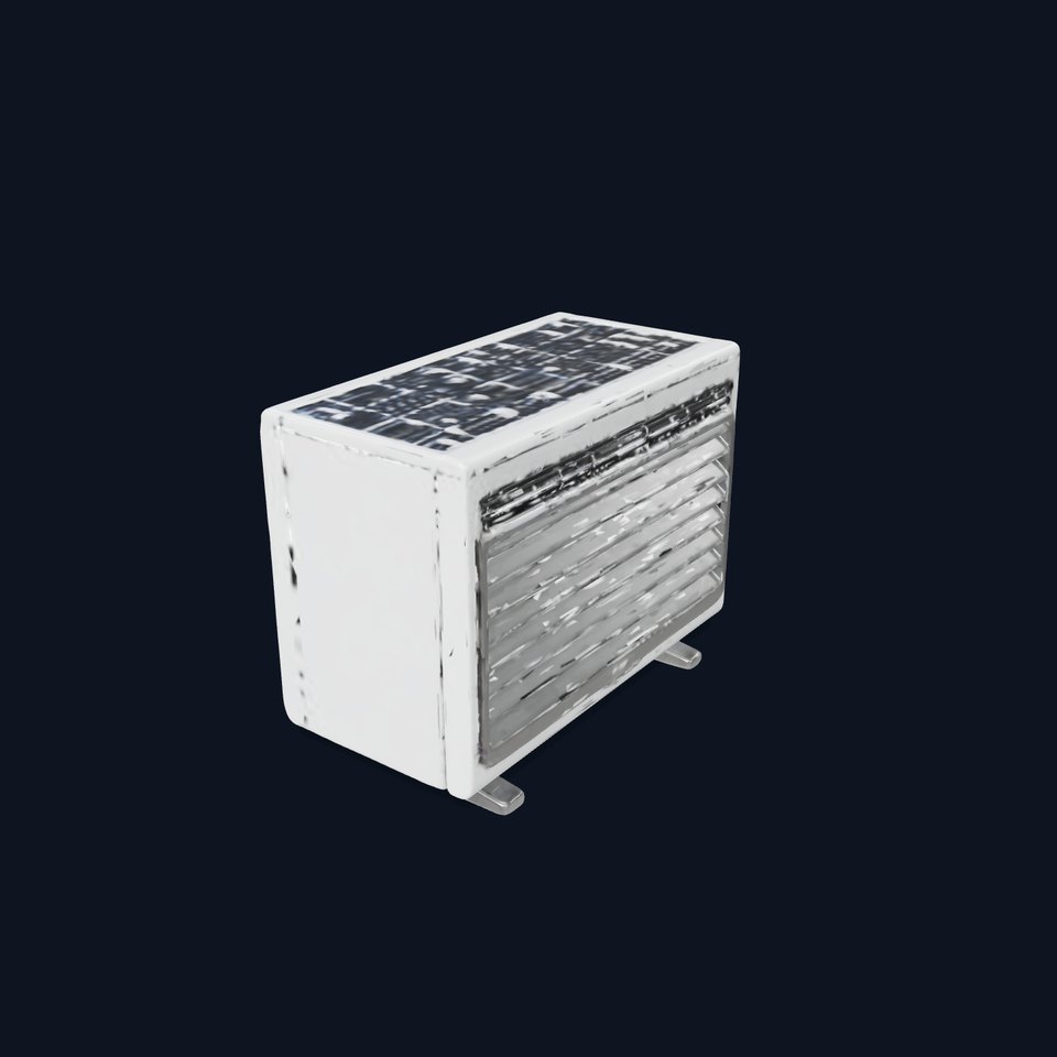 Modern Air Conditioner Model Pack with Detailed Grilles